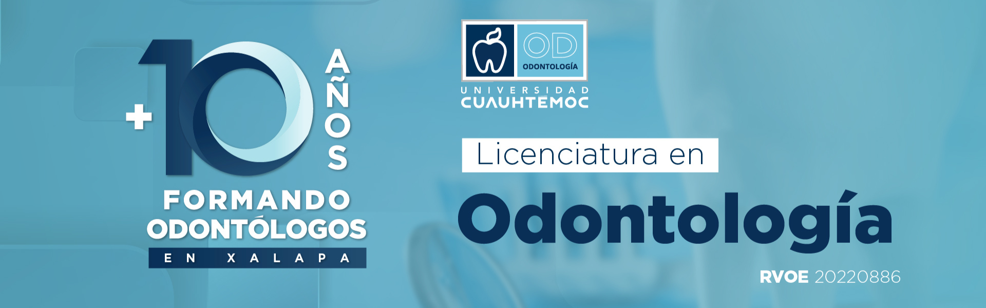 Banner de Licenciatura en Odontología