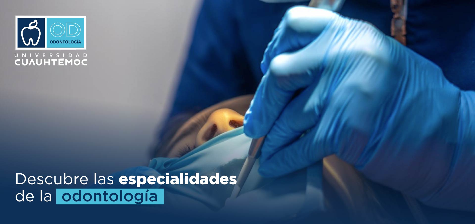 Banner Especialidades de odontología